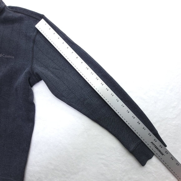 Columbia Sweatshirt Men's Fleece Half Zip Gray Sweater Pullover Size Large - Picture 5 of 9